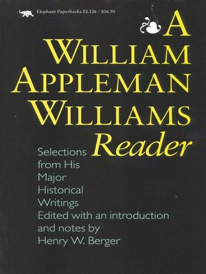 cover image of A William Appleman Williams Reader